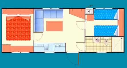 vieste casa mobile maxi - planimetria